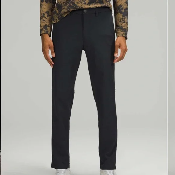 Lululemon Commission Pant Slim 32 Warpstreme Obsidian Black‎